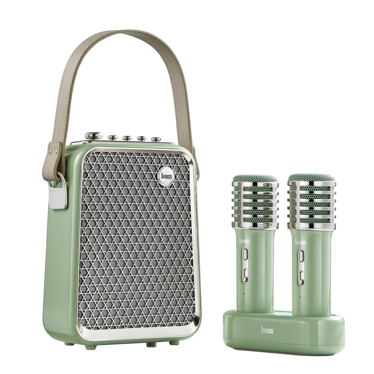 Divoom Songbird-HQ Portable Karaoke Bluetooth Speaker | Home KTV Sound Set 50W Powerful Sound, 6 Microphone Modes, Bluetooth 5.2 Connectivity, 36Wh Battery Capacity - i-Station Mobile Phone & Electronic Device Repair and Accessories