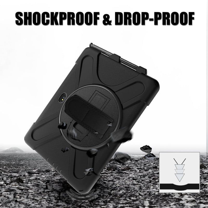 Load image into Gallery viewer, Samsung Galaxy Tab Active Pro 10.1 2019 (T540/T545) Heavy Duty 360 Degree Rotate Stand Hand Strap Case - Polar Tech Australia