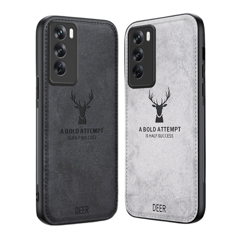 OPPO Reno 12 Pro 5G (CPH2629) - Fashion Deer Head PU Leather Essentials Series Case - i-Station Mobile Phone & Electronic Device Repair and Accessories