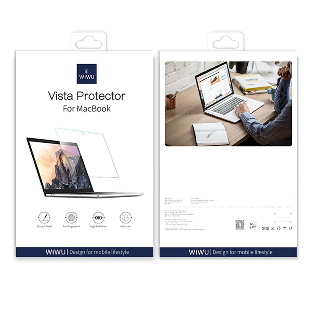 WIWU MacBook Vista HD Anti-Scratching Tempered Glass Screen Protector - Polar Tech Australia