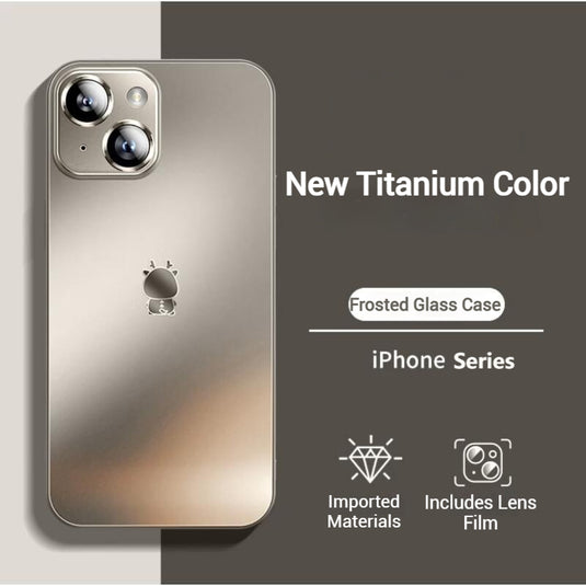 Apple iPhone 12/Pro/Pro Max Metal Matte Frosted Glass Anti-drop Essentials Series Case - i-Station Mobile Phone & Electronic Device Repair and Accessories