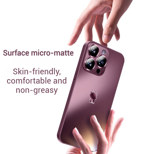 Apple iPhone 12/Pro/Pro Max Metal Matte Frosted Glass Anti-drop Essentials Series Case - i-Station Mobile Phone & Electronic Device Repair and Accessories