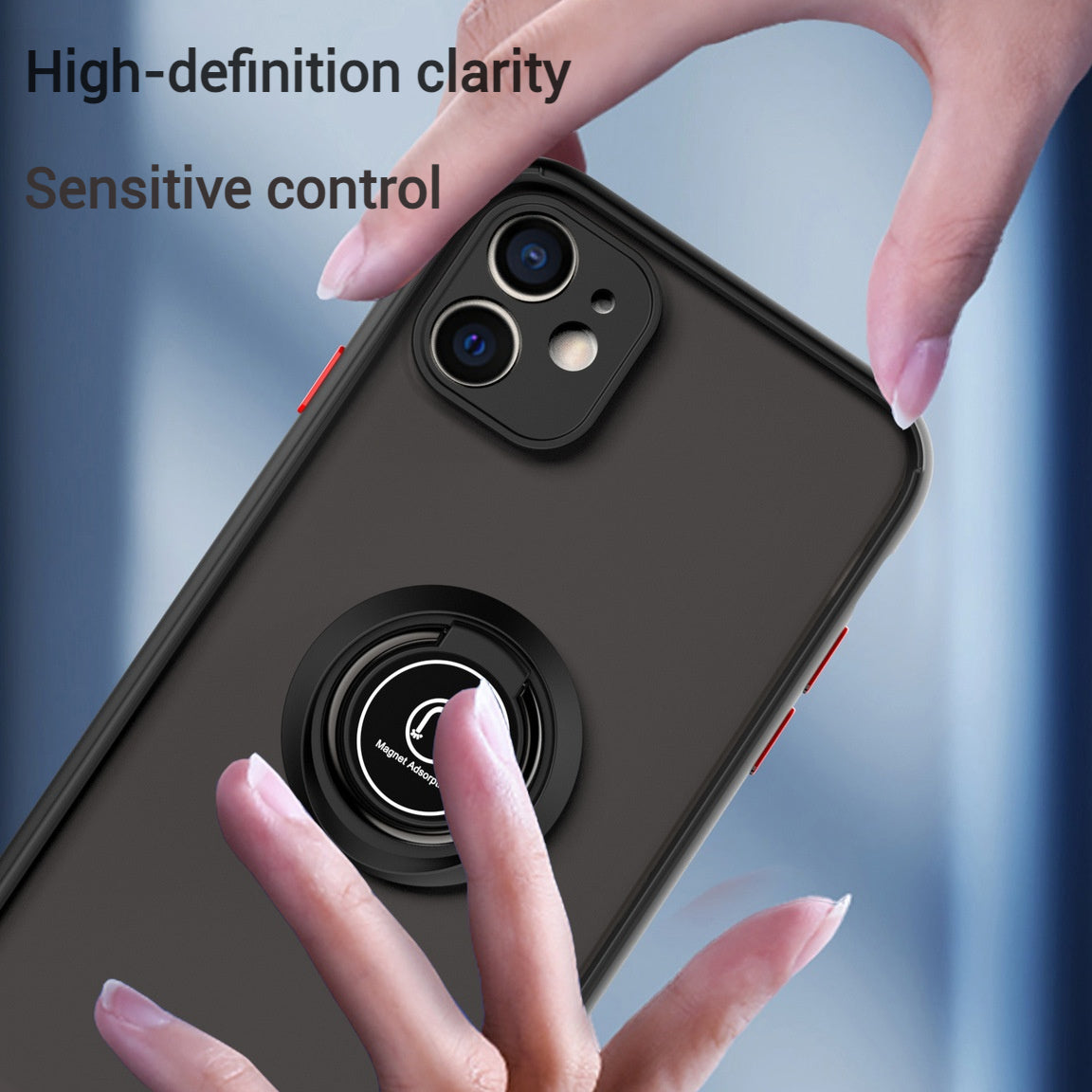 Apple iPhone 15/15 Plus/15 Pro/15 Pro Max TPU Magnet Ring Holder Case - i-Station Mobile Phone & Electronic Device Repair and Accessories