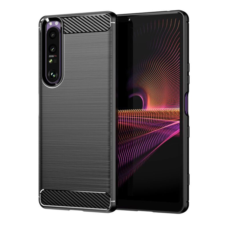 Load image into Gallery viewer, Sony Xperia XZ3 - Drawing Series Carbon Fiber Shockproof TPU Heavy Duty Series Case - i-Station Mobile Phone & Electronic Device Repair and Accessories