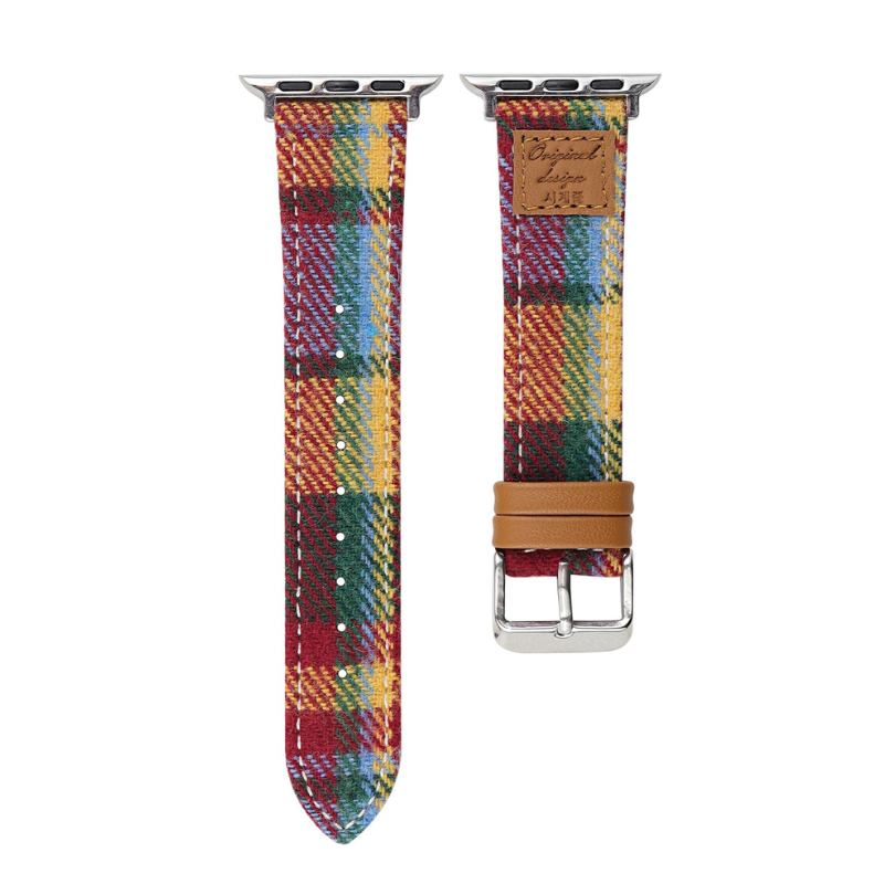 Load image into Gallery viewer, Apple Watch Series 1/2/3/4/5/6/SE/7/8/9/10/Ultra - Fashion Woolen Heat-transfer Printing Leather Band - i-Station Mobile Phone & Electronic Device Repair and Accessories