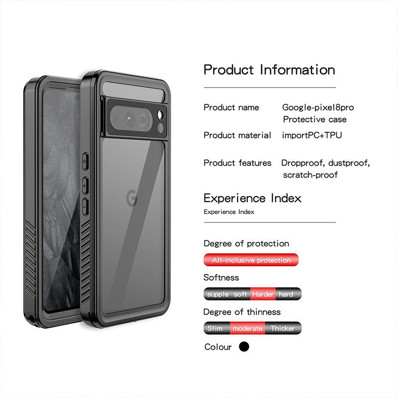 Load image into Gallery viewer, Google Pixel 8 Pro - Redpepper Full Covered Waterproof Heavy Duty Tough Armor Case - Polar Tech Australia