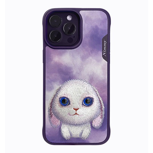 Nimmy Pet Animal Big Eye Series iPhone 13/14/15/Pro/Max Embroidery 3D Cute Cool Case - Polar Tech Australia
