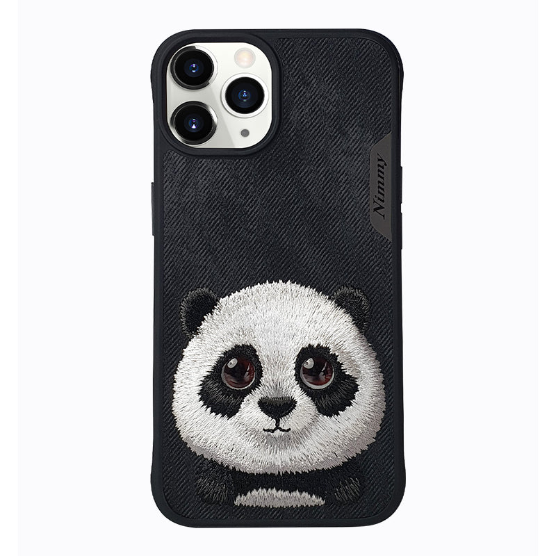 Load image into Gallery viewer, Nimmy Pet Animal Big Eye Series iPhone 13/14/15/Pro/Max Embroidery 3D Cute Cool Case - Polar Tech Australia