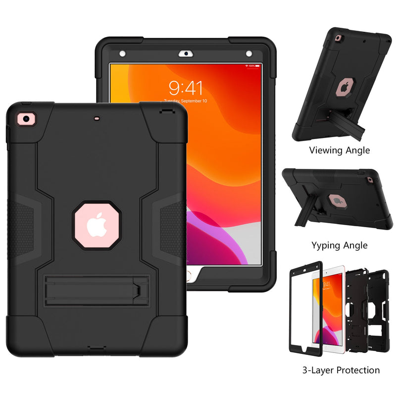 Load image into Gallery viewer, Apple iPad 7th/8th/9th 10.2" - Defender Heavy Duty Drop Proof Rugged Protective Stand Case - Polar Tech Australia