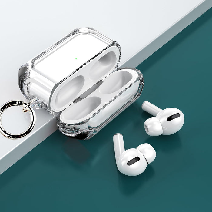 Apple AirPods 3 Transparent Heavy Duty Protecive Case With Key Ring - Polar Tech Australia
