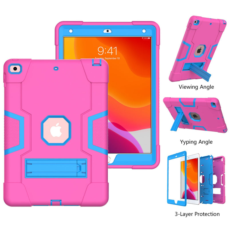 Load image into Gallery viewer, Apple iPad Mini 4/5 Defender Heavy Duty Drop Proof Rugged Protective Stand Case - Polar Tech Australia