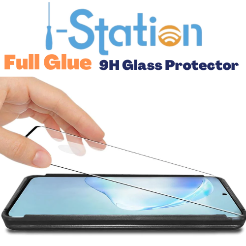 [Supply & Install] Samsung Galaxy "Note" Series Device 9H Tempered Glass Screen Protector Installation Service - i-Station