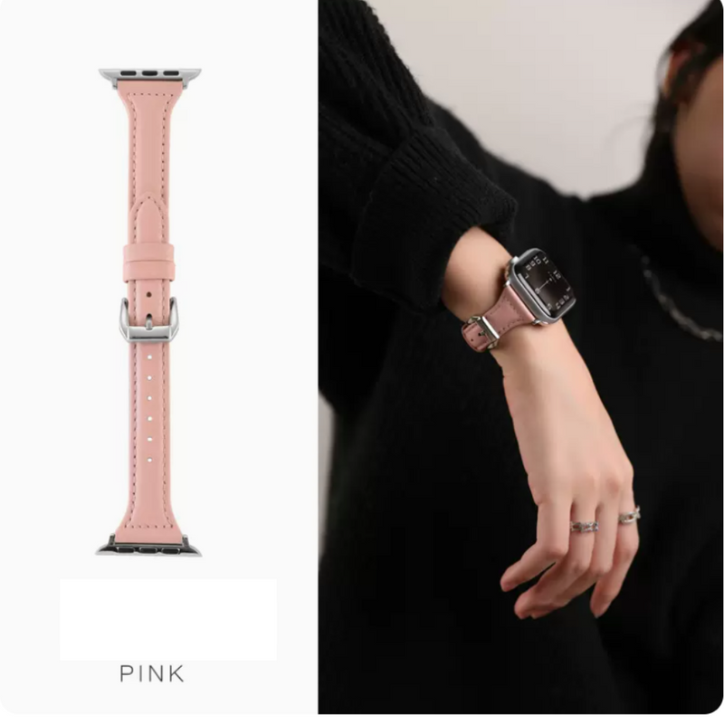 Load image into Gallery viewer, Apple Watch 1/2/3/4/5/SE/6/7/8 Leather Watch Band Strap - Polar Tech Australia