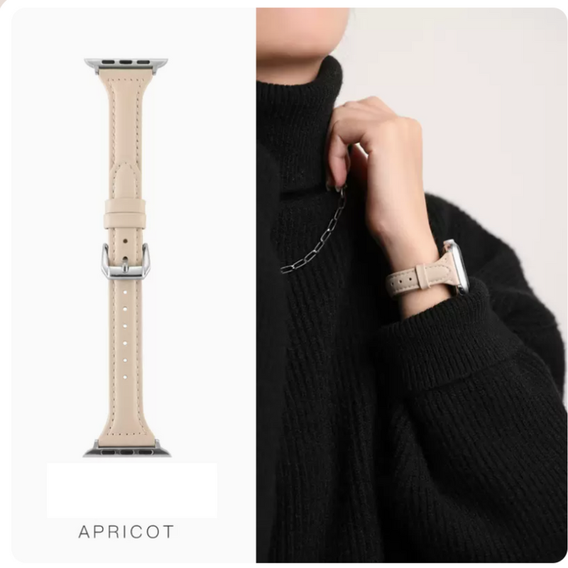 Load image into Gallery viewer, Apple Watch 1/2/3/4/5/SE/6/7/8 Leather Watch Band Strap - Polar Tech Australia