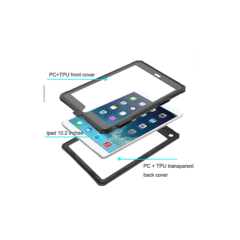 Load image into Gallery viewer, Apple iPad 5th 2017 & 6th 2018 9.7" Shellbox Waterproof Heavy Duty Lifeproof Style Case - Polar Tech Australia