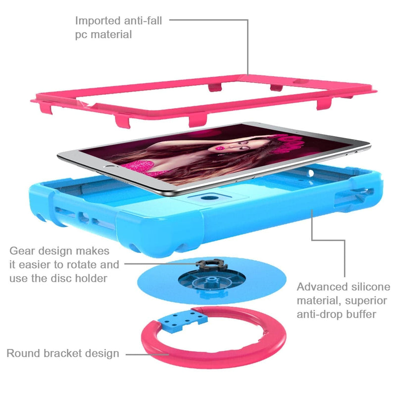 Load image into Gallery viewer, Apple iPad 7th 8th 9th 10.2" EVA Kid Friendly Heavy Duty Case with Handle Stand Ring - Polar Tech Australia