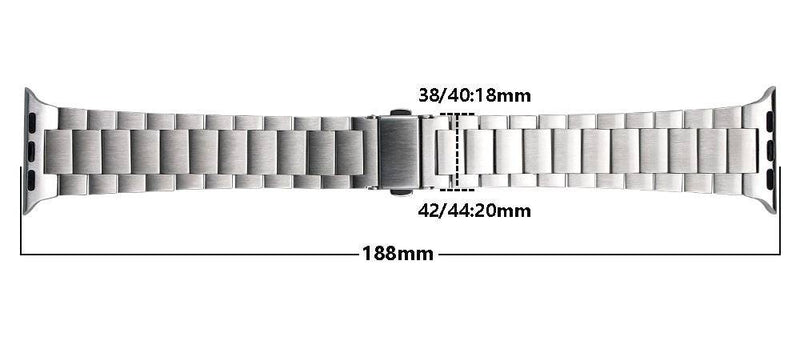 Load image into Gallery viewer, Apple Watch 1/2/3/4/5SE/6  Stainless Steel Watch Band Strap - Polar Tech Australia
