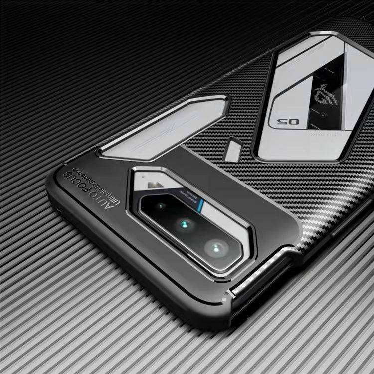 Load image into Gallery viewer, ASUS Rog Phone 5 ZS673KS TPU + PC Heavy Duty Carbon Protective Case - Polar Tech Australia