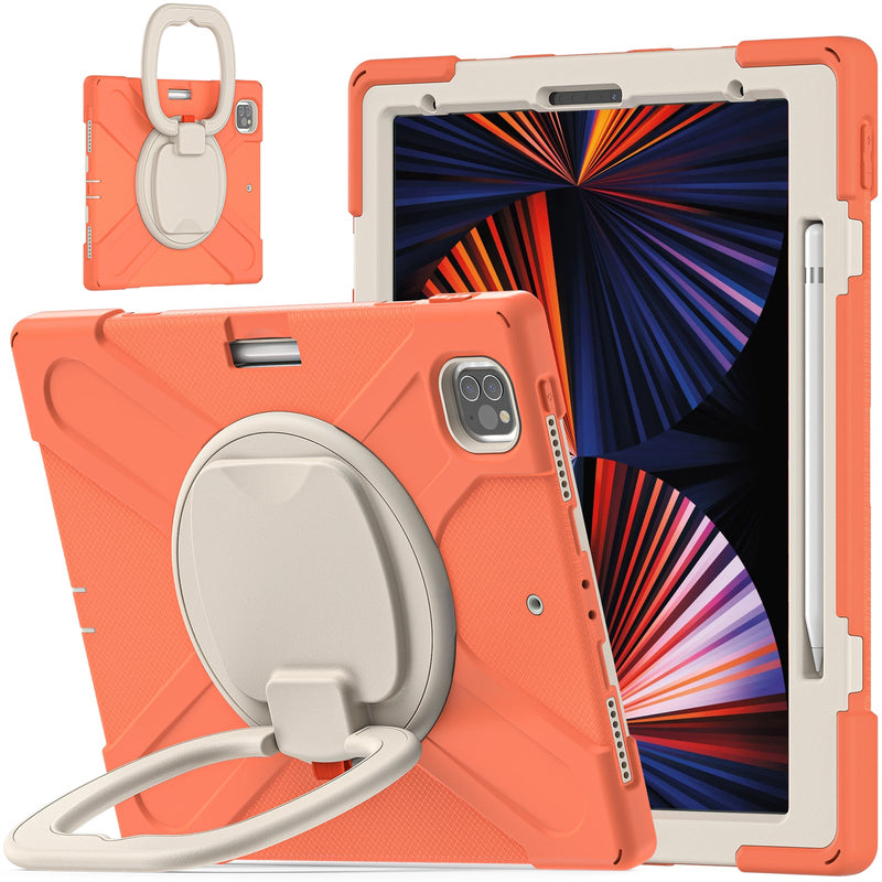 Load image into Gallery viewer, Apple iPad Pro 12.9" 3rd/4th/5th/6th Gen 360 Degree Rotation Heavy Duty EVA Kid Friendly Ring Holder Stand Case - Polar Tech Australia
