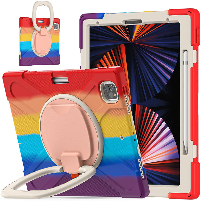 Load image into Gallery viewer, Apple iPad Pro 12.9" 3rd/4th/5th/6th Gen 360 Degree Rotation Heavy Duty EVA Kid Friendly Ring Holder Stand Case - Polar Tech Australia