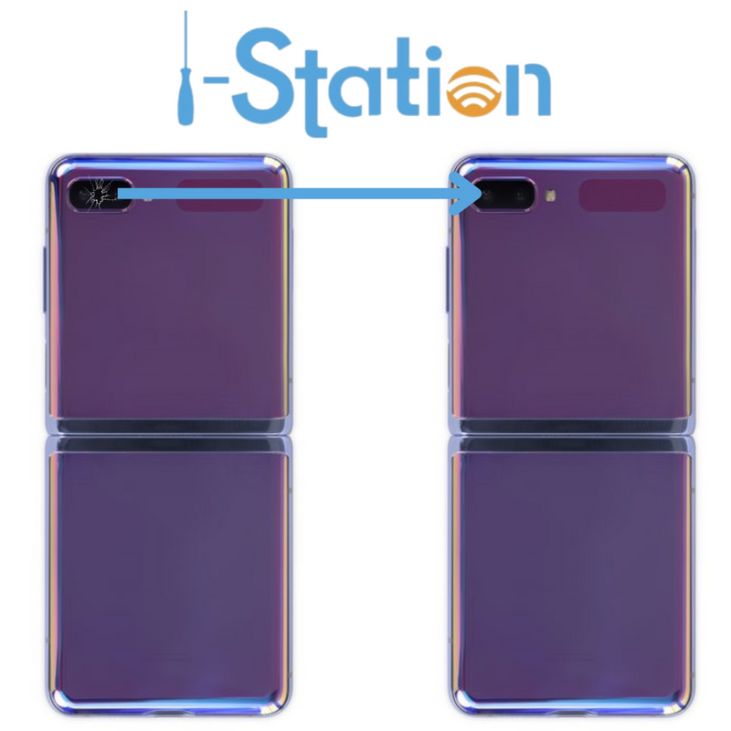 Load image into Gallery viewer, Samsung Galaxy Z Flip 1 (SM-F700F & F707B) Repair Service - i-Station