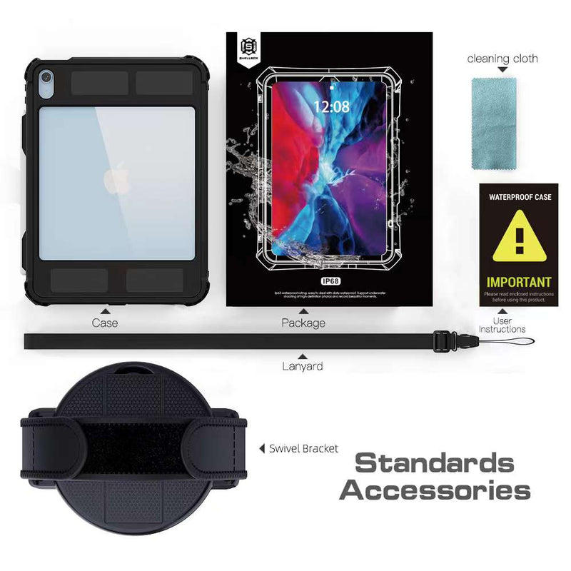 Load image into Gallery viewer, Apple iPad 10th 2022 10.9" Shellbox Waterproof Heavy Duty Lifeproof Style Case - Polar Tech Australia