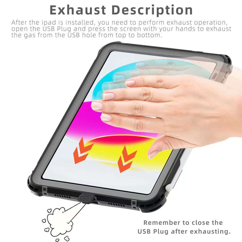 Load image into Gallery viewer, Apple iPad 10th 2022 10.9" Shellbox Waterproof Heavy Duty Lifeproof Style Case - Polar Tech Australia