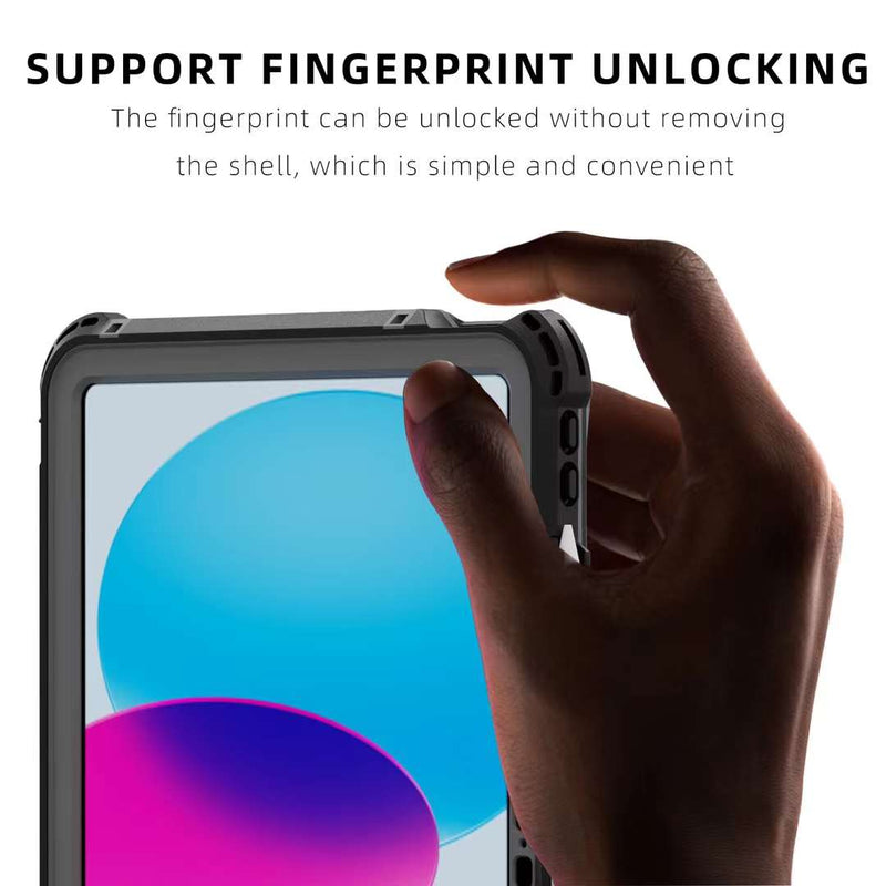 Load image into Gallery viewer, Apple iPad 10th 2022 10.9" Shellbox Waterproof Heavy Duty Lifeproof Style Case - Polar Tech Australia