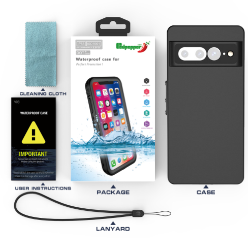 Load image into Gallery viewer, Google Pixel 7 & 7 Pro Redpepper Full Covered Waterproof Heavy Duty Tough Armor Case - Polar Tech Australia