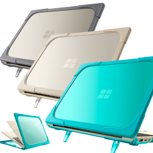 Microsoft Surface Laptop Go 1/2 12.4" Shockproof Heavy Duty Tough Case Cover - Polar Tech Australia