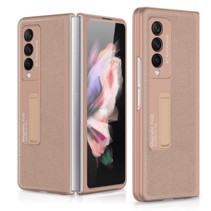 Load image into Gallery viewer, Samsung Galaxy Z Fold 3 5G Fashion Smart Magnetic Stand Leather Cover Case - Polar Tech Australia