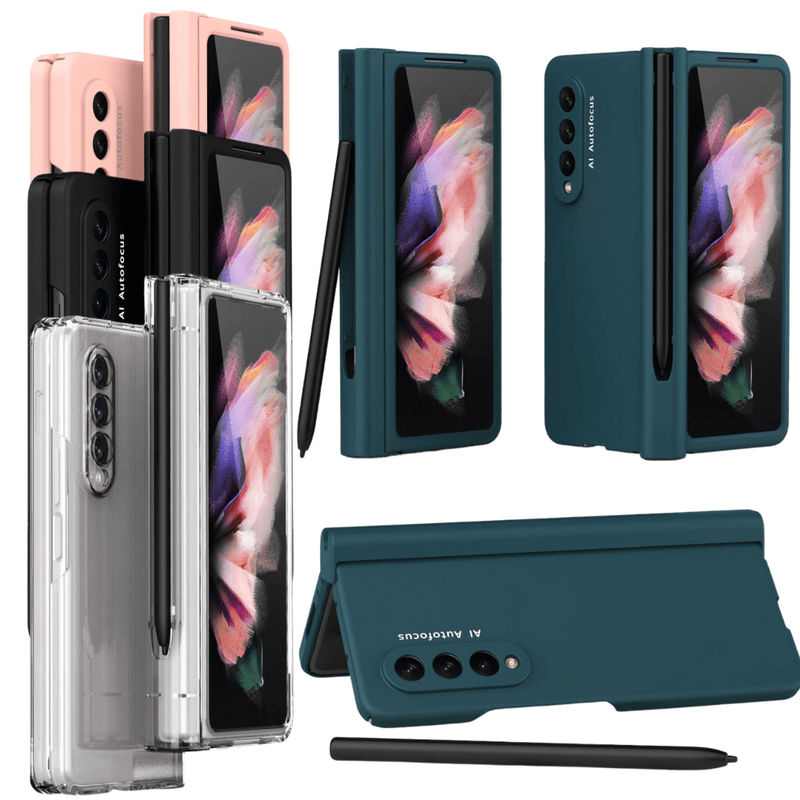 Load image into Gallery viewer, Samsung Galaxy Z Fold 3 5G (SM-F926) 360 Degree Full Covered Protection Transparent Hard Shell Case (Built-In Glass Protector) - Polar Tech Australia