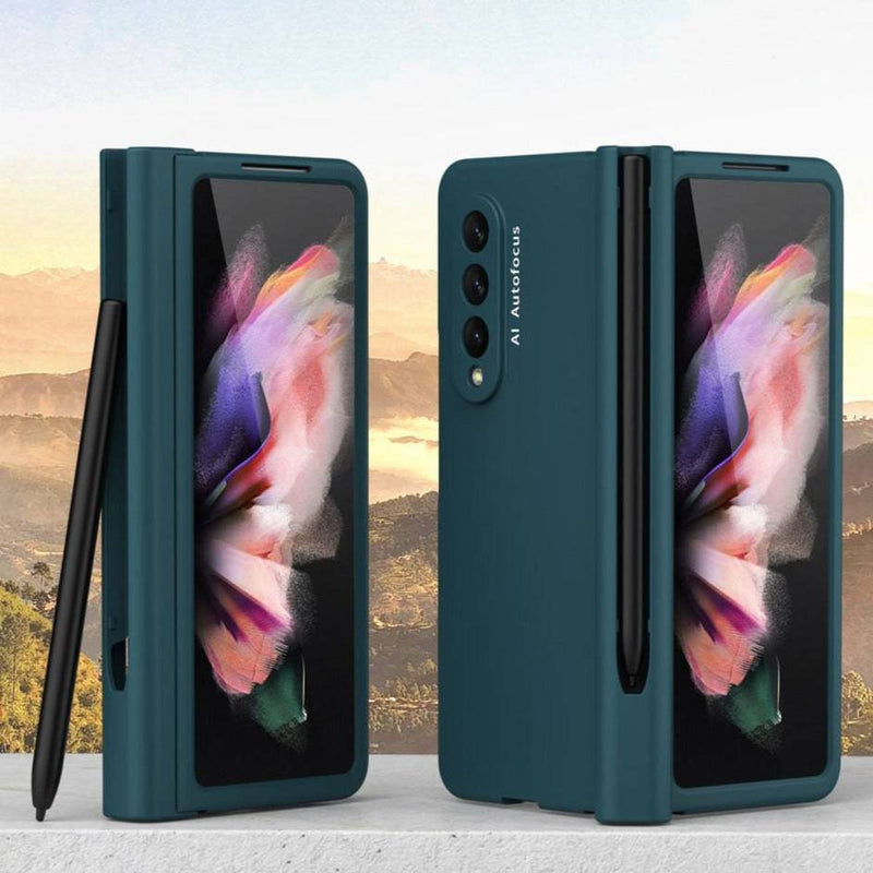 Load image into Gallery viewer, Samsung Galaxy Z Fold 3 5G (SM-F926) 360 Degree Full Covered Protection Transparent Hard Shell Case (Built-In Glass Protector) - Polar Tech Australia