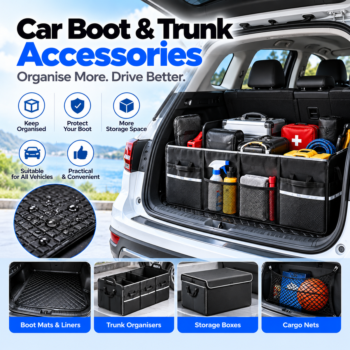 Car Trunk Organizer