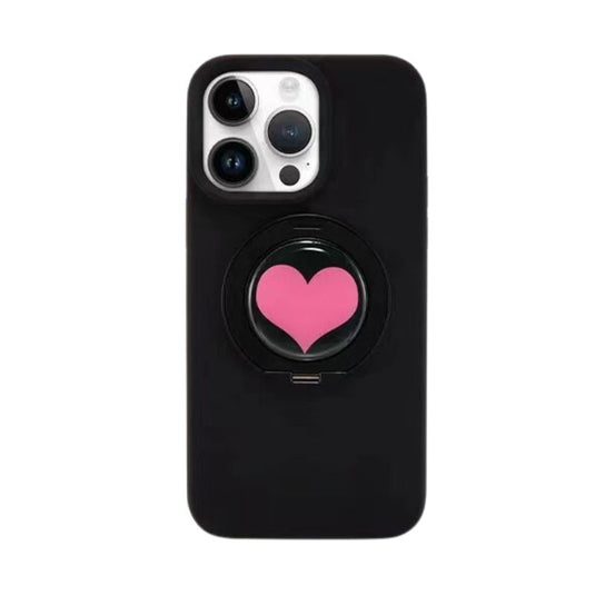 [Built-in Stand] Apple iPhone 16/Pro/Max - 360 Degree Rotating Liquid Silicone Fashion-Forward Series Case