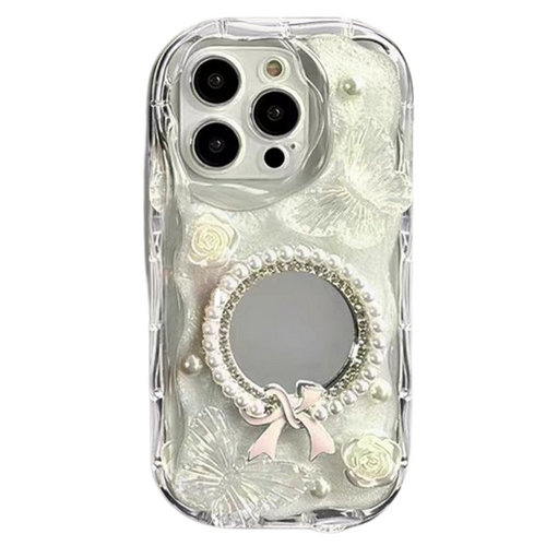 [Built-in Mirror] Apple iPhone 12/Pro/Pro Max Full-wrap 3D Anti-drop BlingBling Series Case