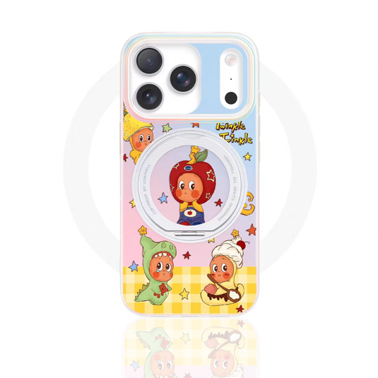 [Magsafe Compatible][Built-in Stand] Apple iPhone 16/Pro/Pro Max/Plus - Cartoon Cute Shockpoof Case