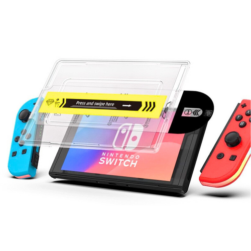 [Self-Installation Kit][HD] Nintendo Switch/OLED/Lite - Full Covered 9H Tempered Glass Screen Protective Protector