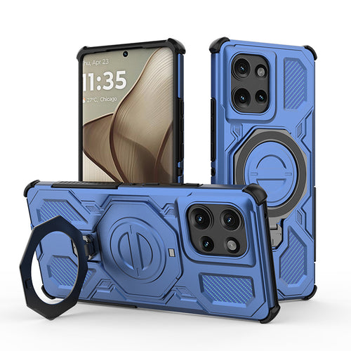 [Built-in Bracket][Magsafe Compatible] Motorola Moto Edge 50/Pro/Fusion Heavy Duty Stand Case
