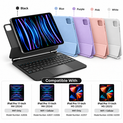 Apple iPad Magic Smart Floating Keyboard Case Multi-Touch Trackpad Magnetic Bluetooth Wireless Slim Protective Cover - i-Station Mobile Phone & Electronic Device Repair and Accessories