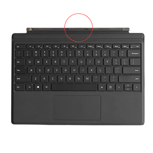 [With Backlit] Microsoft Surface Pro 3/4/5/6/7/7 Plus - Original Microsoft Surface Pro Type Cover Keyboard