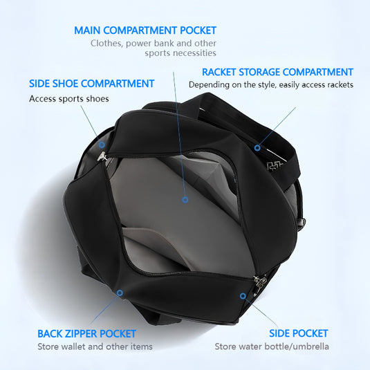 Large Capacity Multi-Functional Tennis & Padel Racket Bag