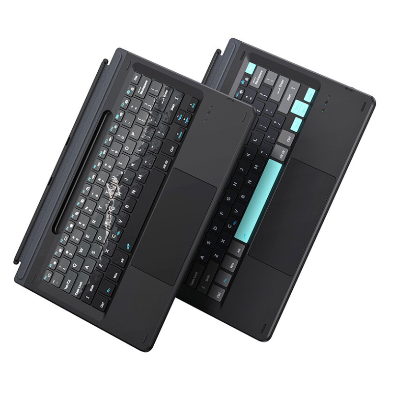 Load image into Gallery viewer, [With RGB Backlit] Microsoft Surface Pro 11/10/9/8/X Compatible Wireless Bluetooth Magnetic Touchpad Keyboard
