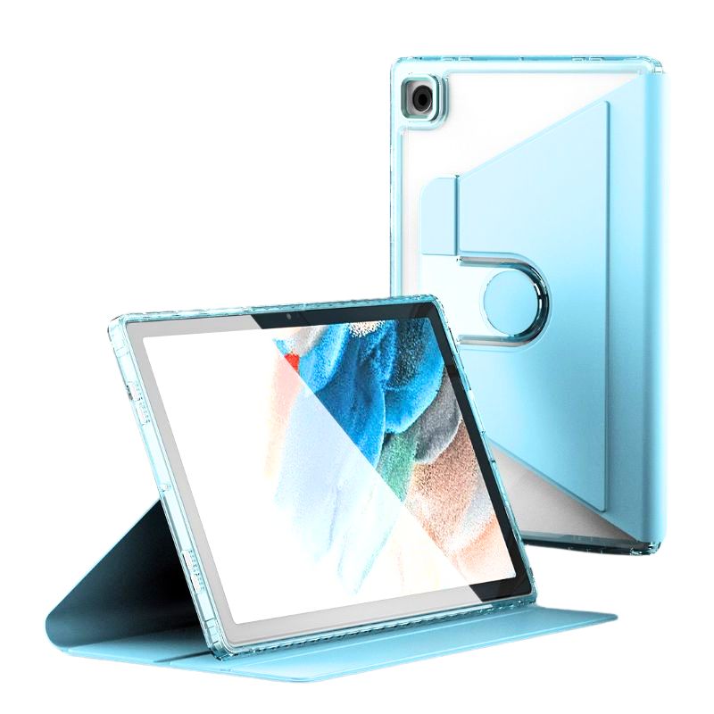 Load image into Gallery viewer, Samsung Galaxy Tab A7 10.4&quot; 2020 (T500/T505) - 360 Degree Rotating Transparent Flip Lesther Case
