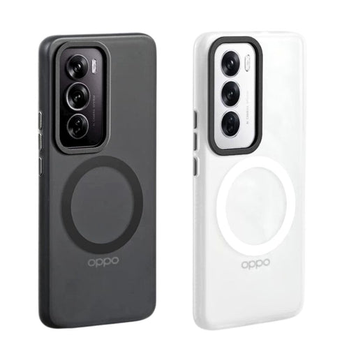 [Magsafe Compatible] Oppo Reno 12 (CPH2625)/Pro(CPH2629) - Soft  Frosted Silicone Magnetic Shockproof Essentials Series Case