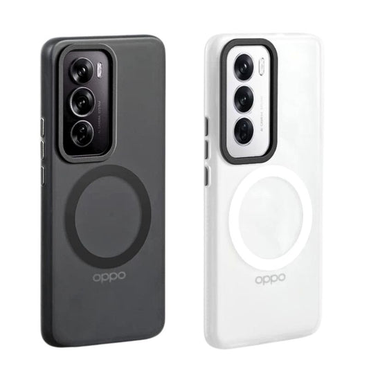 [Magsafe Compatible] Oppo Reno 12 (CPH2625)/Pro(CPH2629) - Soft  Frosted Silicone Magnetic Shockproof Essentials Series Case