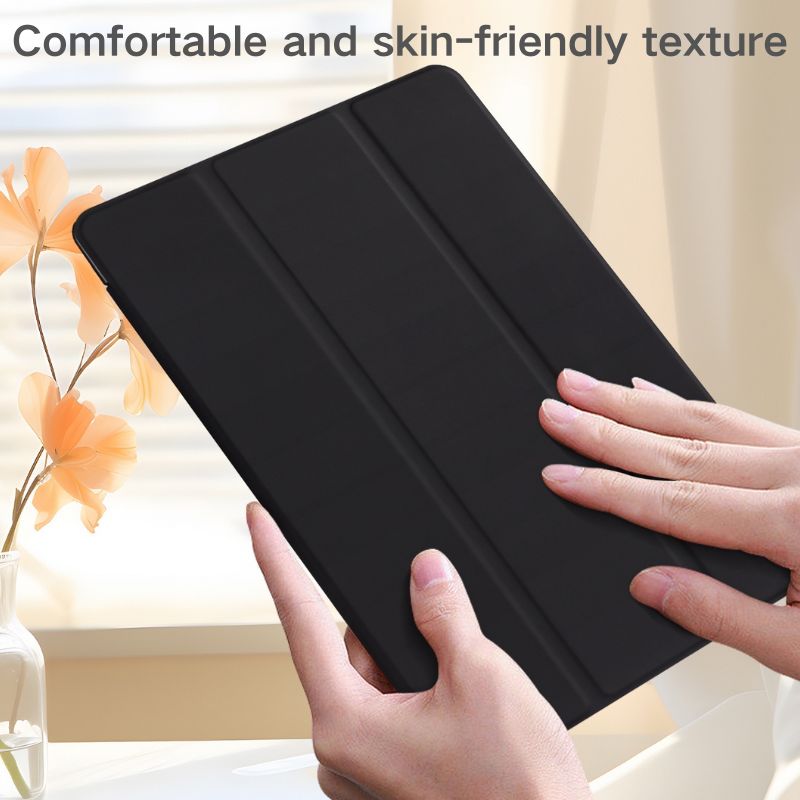 Load image into Gallery viewer, Samsung Galaxy Tab A7 lite 8.7&quot; 2021 (T220/T225) - Foldable Solid Color Liquid Silicone Ultra-thin Soft Case
