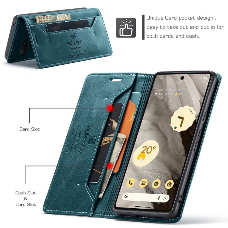 Load image into Gallery viewer, [With Card Slot] Google Pixel 6/6 Pro - Shockproof Leather Flip Wallet Series Case
