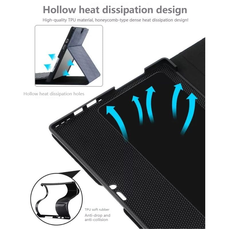 Microsoft Surface Pro X (1876) - Business Full Covered Shockproof Slim Tablet Case - i-Station Mobile Phone & Electronic Device Repair and Accessories