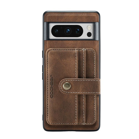 [2 in 1 Detachable][With Card Slot] Google Pixel 9/Pro/XL - Business Magnetic Soft Leather Case Wallet Series Case